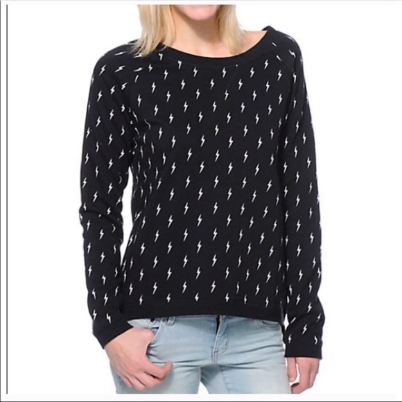 Vans Sweatshirt Lightening Crew Sm - Picture 1 of 6
